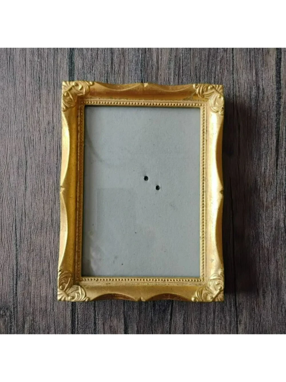 Vintage Ornate Gold-Tone Picture Frame 8x6